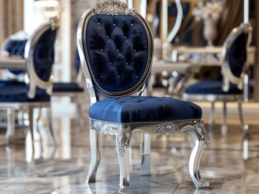 Najlepsze krzesła glamour z kryształowymi zdobieniami