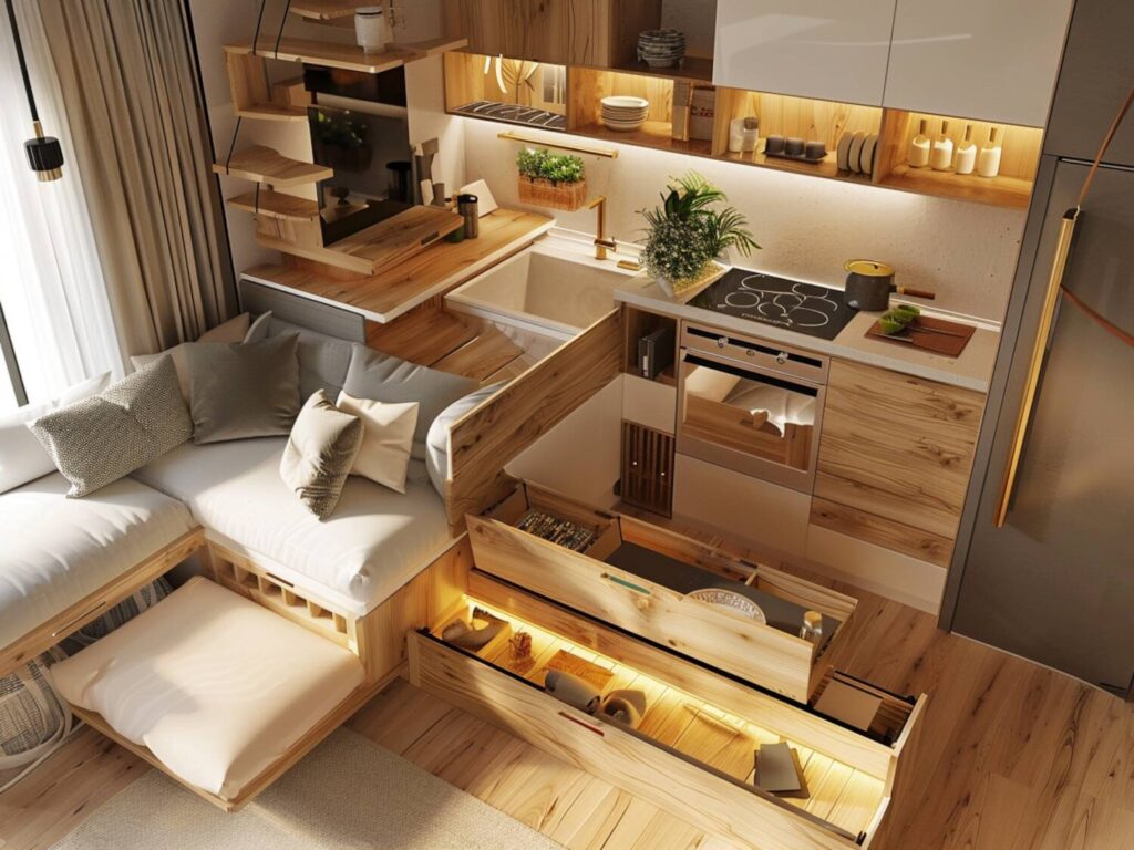 10 inspiracji na ekologiczne meble do małych mieszkań