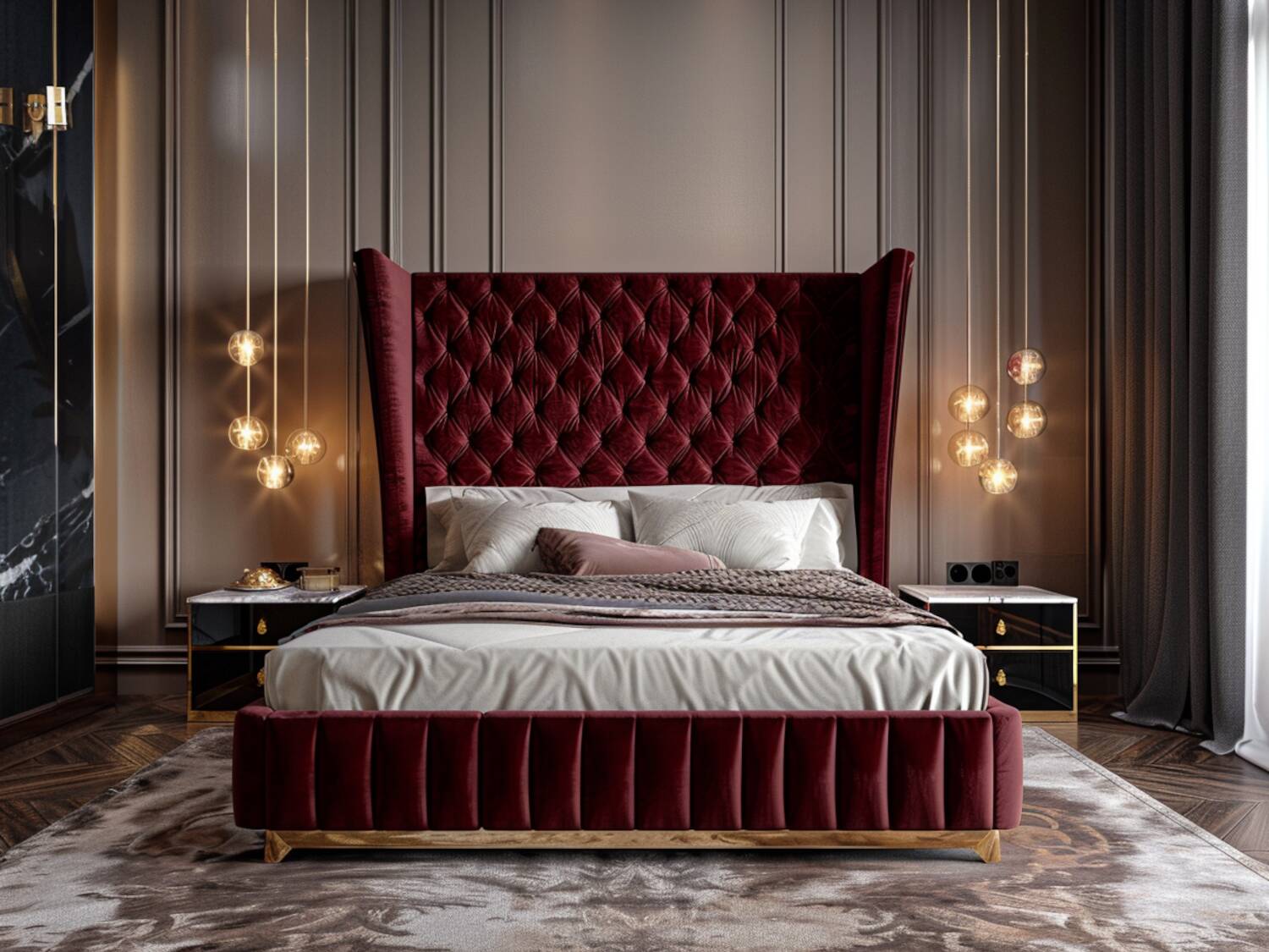 Łóżka kontynentalne z miękkim wezgłowiem – komfort i styl w jednym