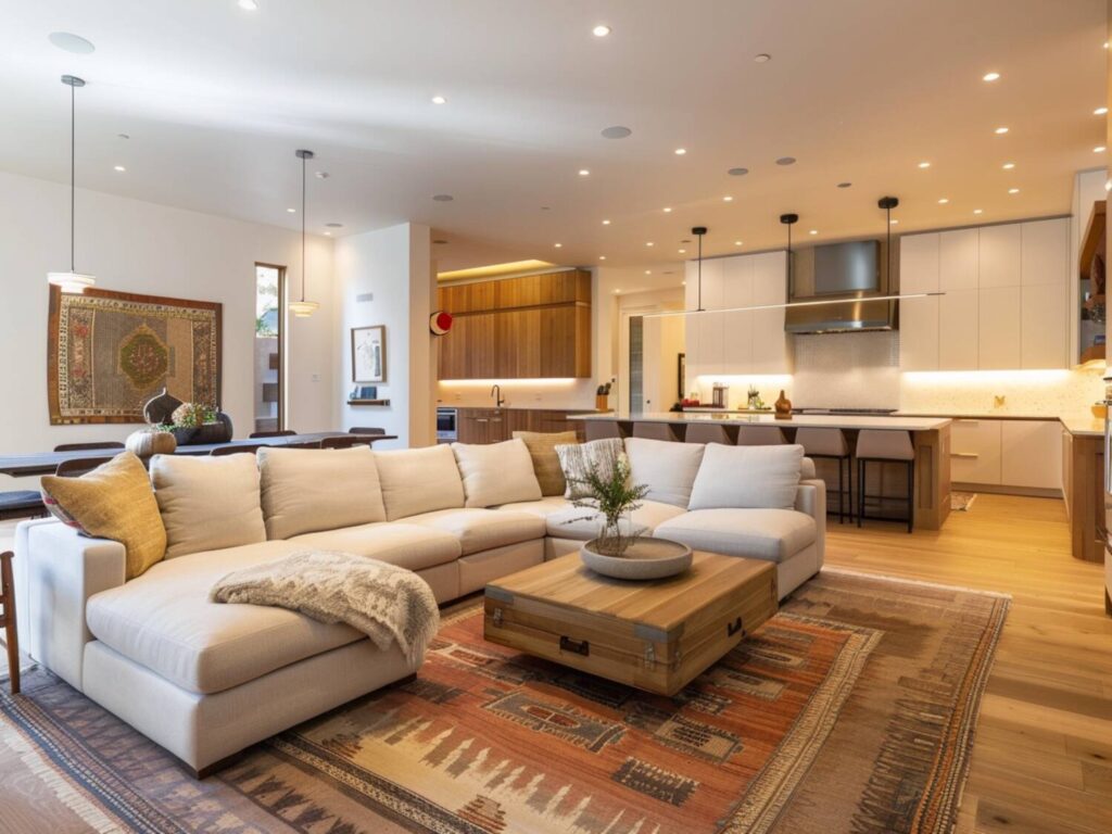 Jakie narożniki wybrać do salonów otwartych na kuchnię