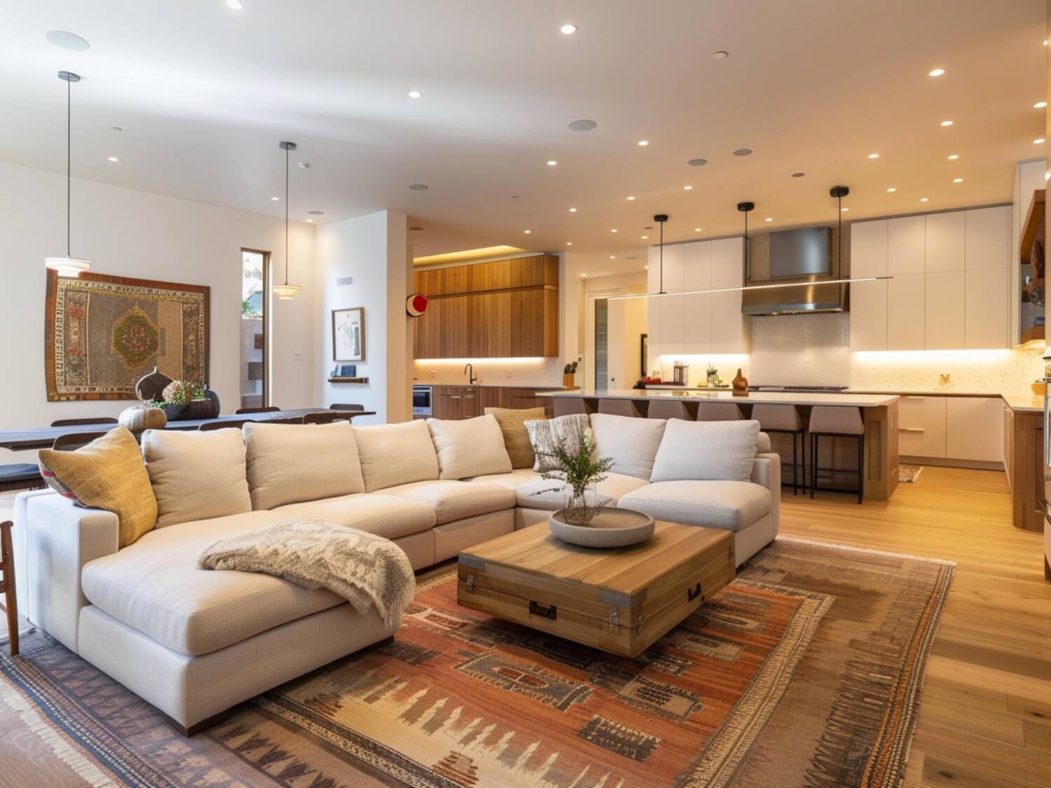 Jakie narożniki wybrać do salonów otwartych na kuchnię