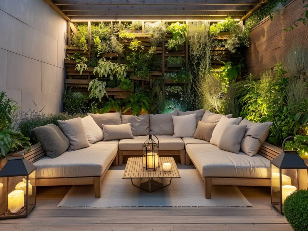 Jak zorganizować przestrzeń na małym tarasie za pomocą funkcjonalnych mebli