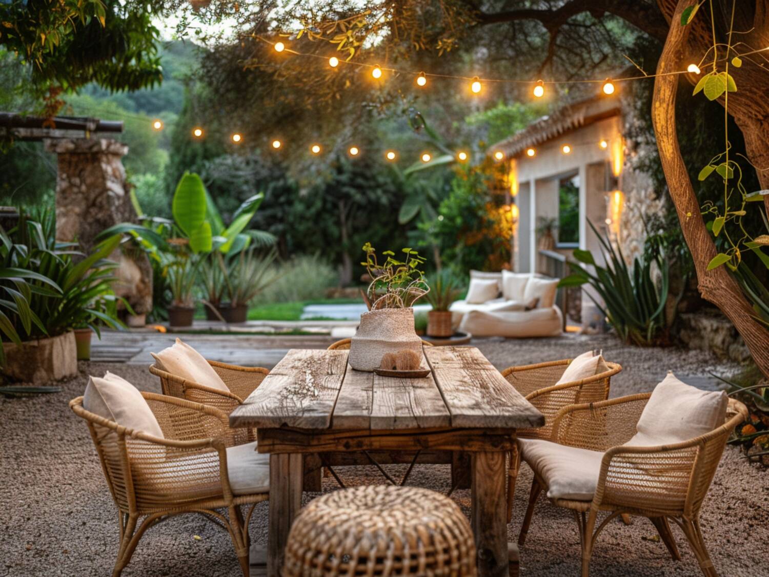 Jak urządzić przestrzeń outdoorową w stylu rustykalnym z naturalnymi meblami