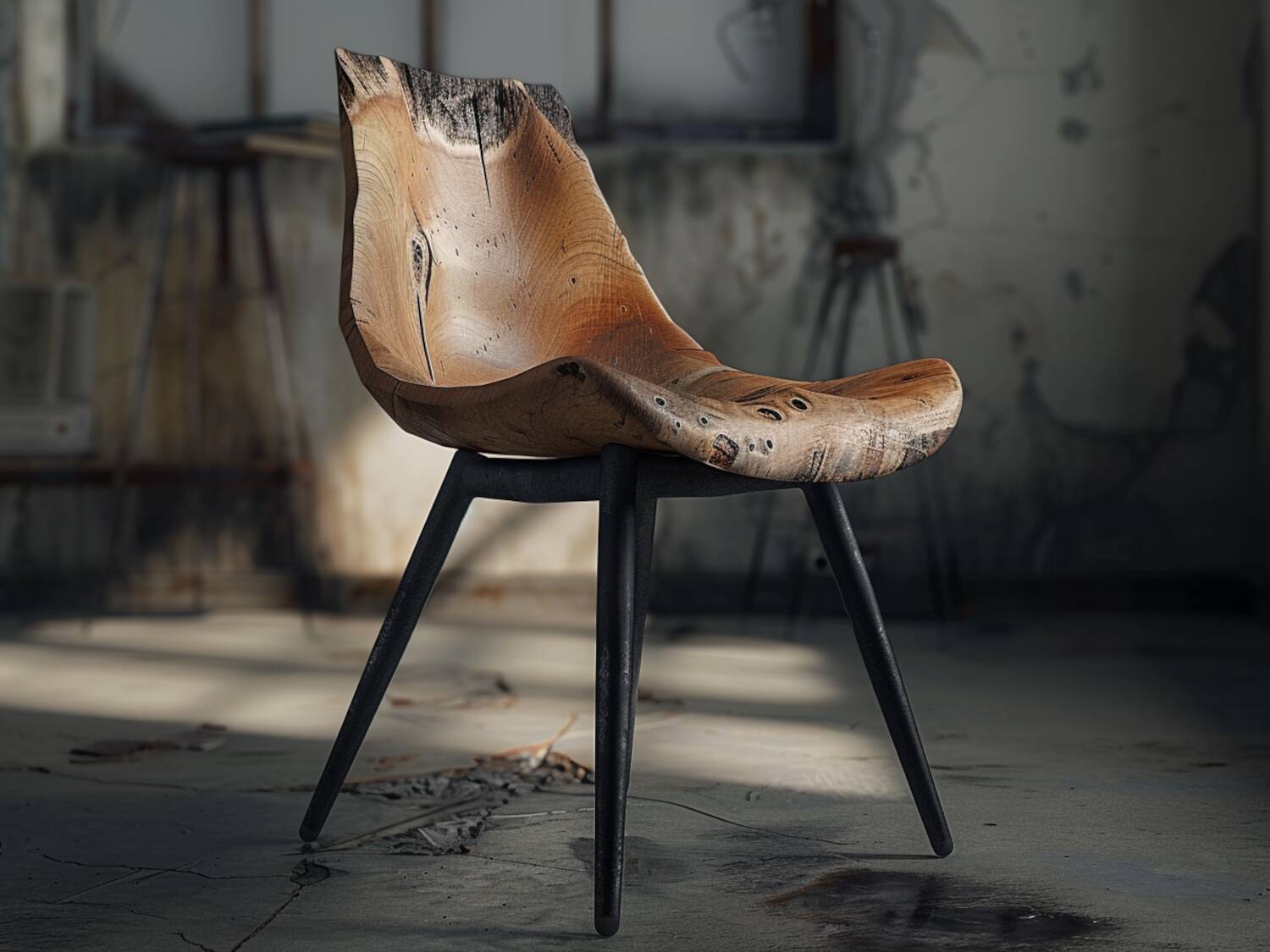 Jak odnowić drewniane krzesła w stylu loftowym
