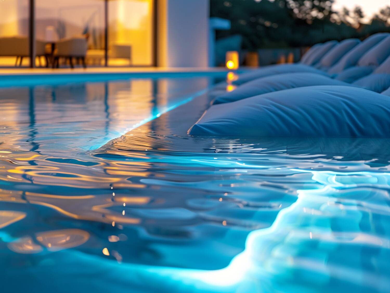 jakie oświetlenie LED wybrać do stref wypoczynkowych nad wodą