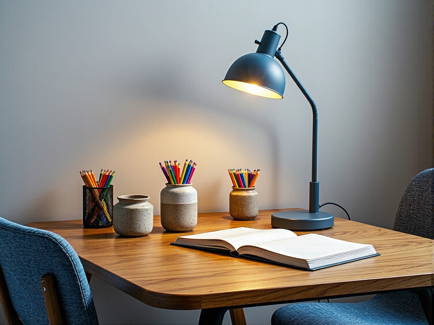 Dekoracyjna lampka LED w kształcie gwiazdy w pokoju dziecięcym w klimacie retro.