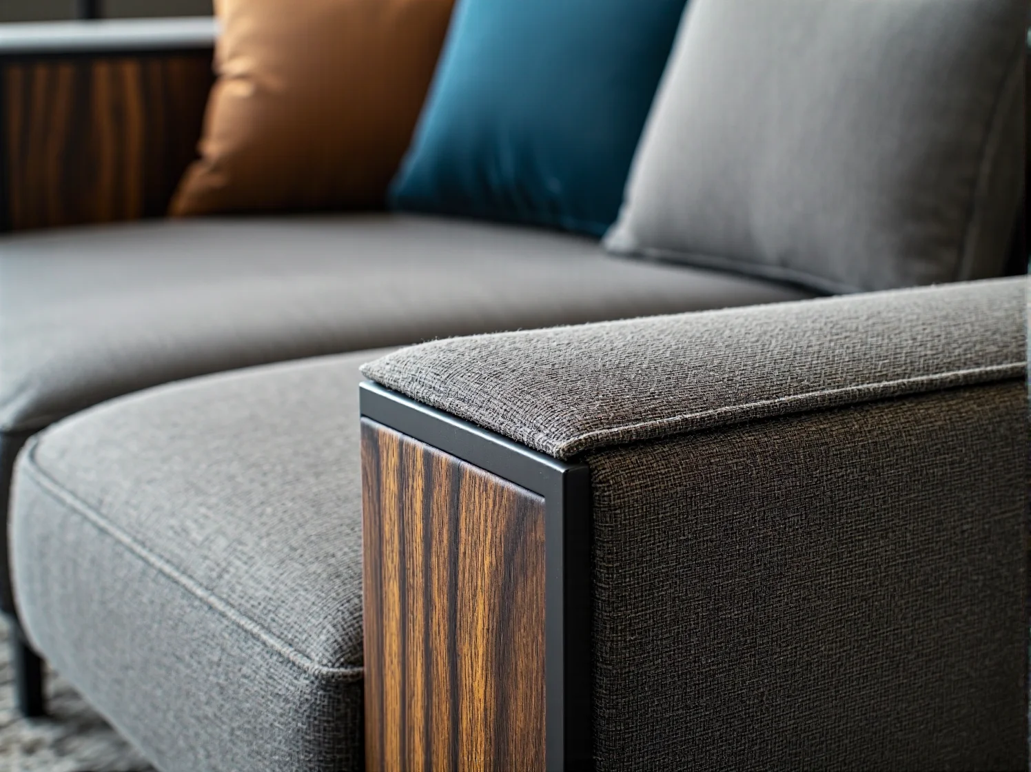 Drewniane łóżko rustykalne z otwartą szufladą, pokazujące dodatkowe miejsce do przechowywania.