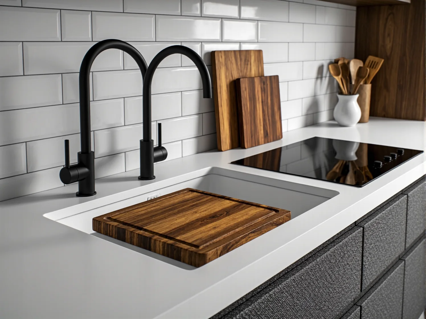 Zasada trójkąta roboczego w kuchni: ergonomiczne rozmieszczenie lodówki, zlewu i płyty grzewczej.