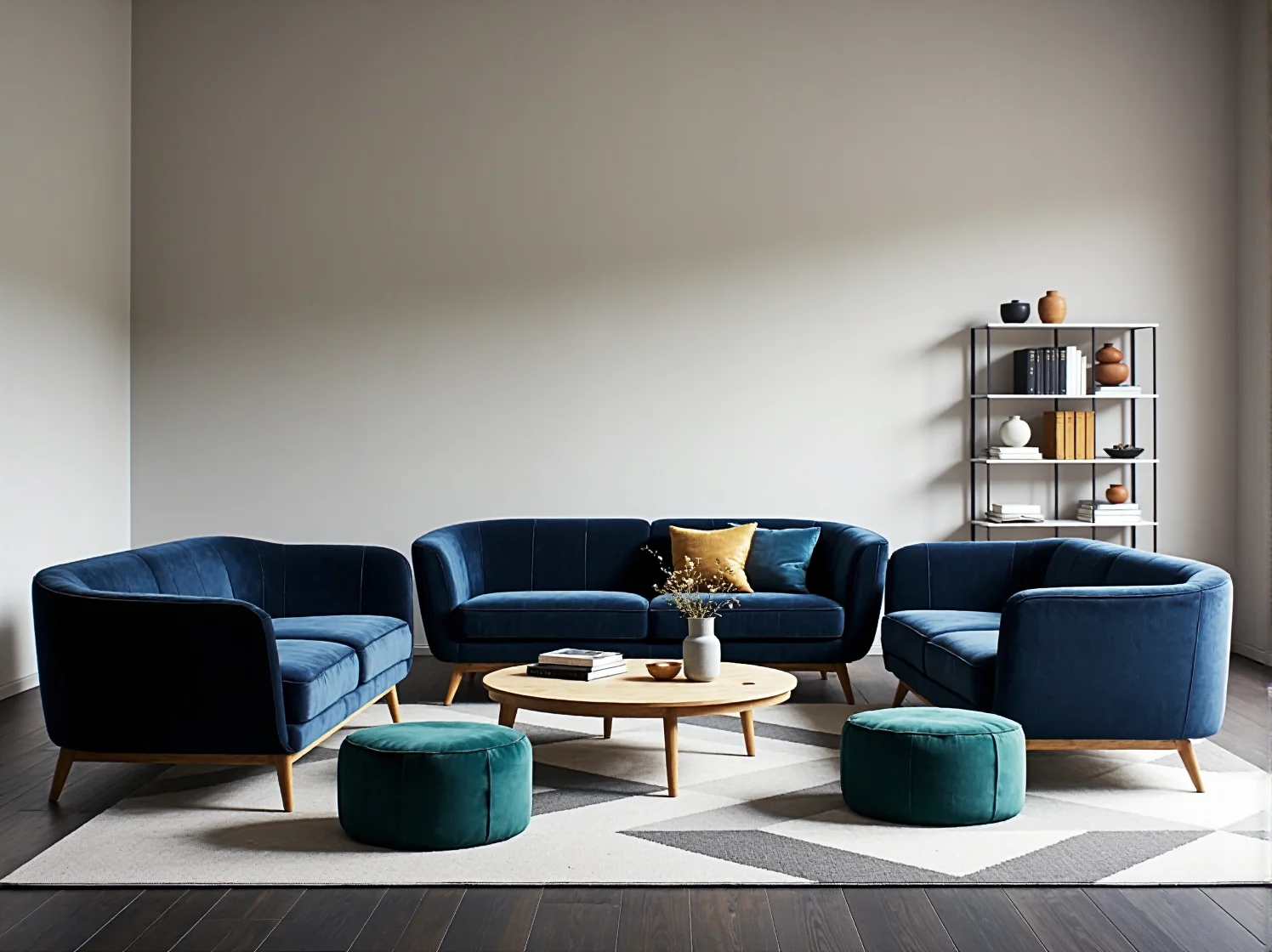 Industrialne meble biurowe łączące surowy metal z drewnem w nowoczesnym wnętrzu typu loft