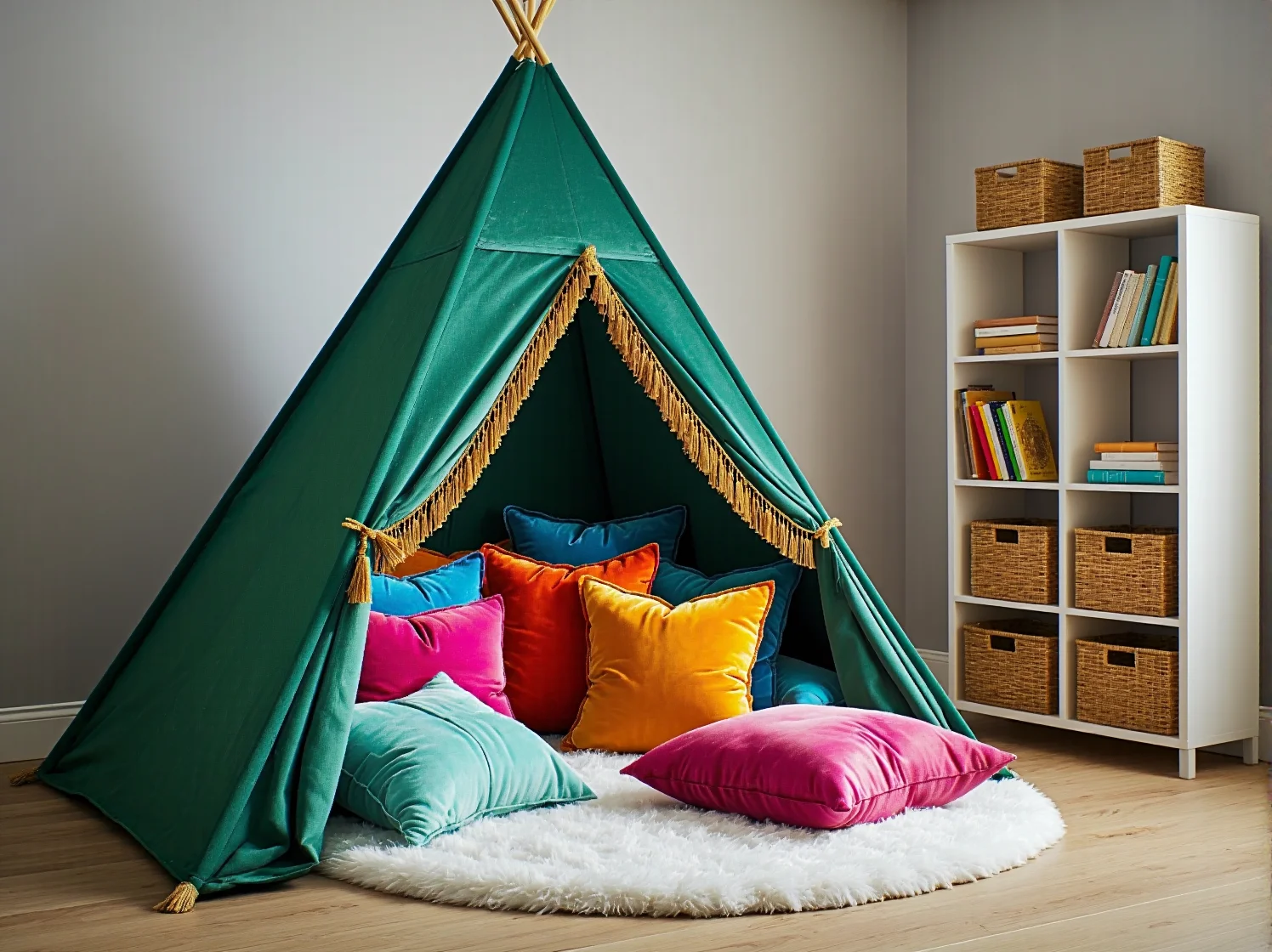 Jak urządzić pokój dziecięcy w stylu glamour z kolorowymi akcentami? - ilustracja 10