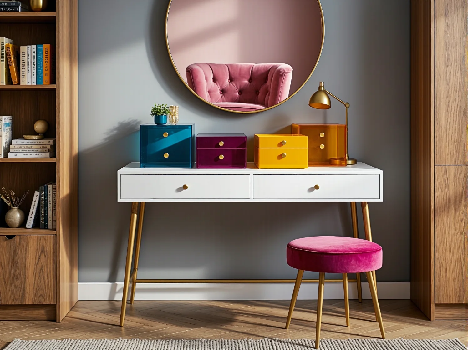 Jak urządzić pokój dziecięcy w stylu glamour z kolorowymi akcentami? - ilustracja 2