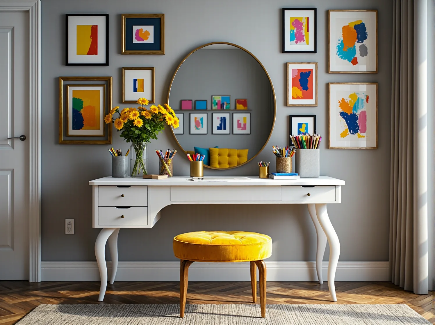 Jak urządzić pokój dziecięcy w stylu glamour z kolorowymi akcentami? - ilustracja 6