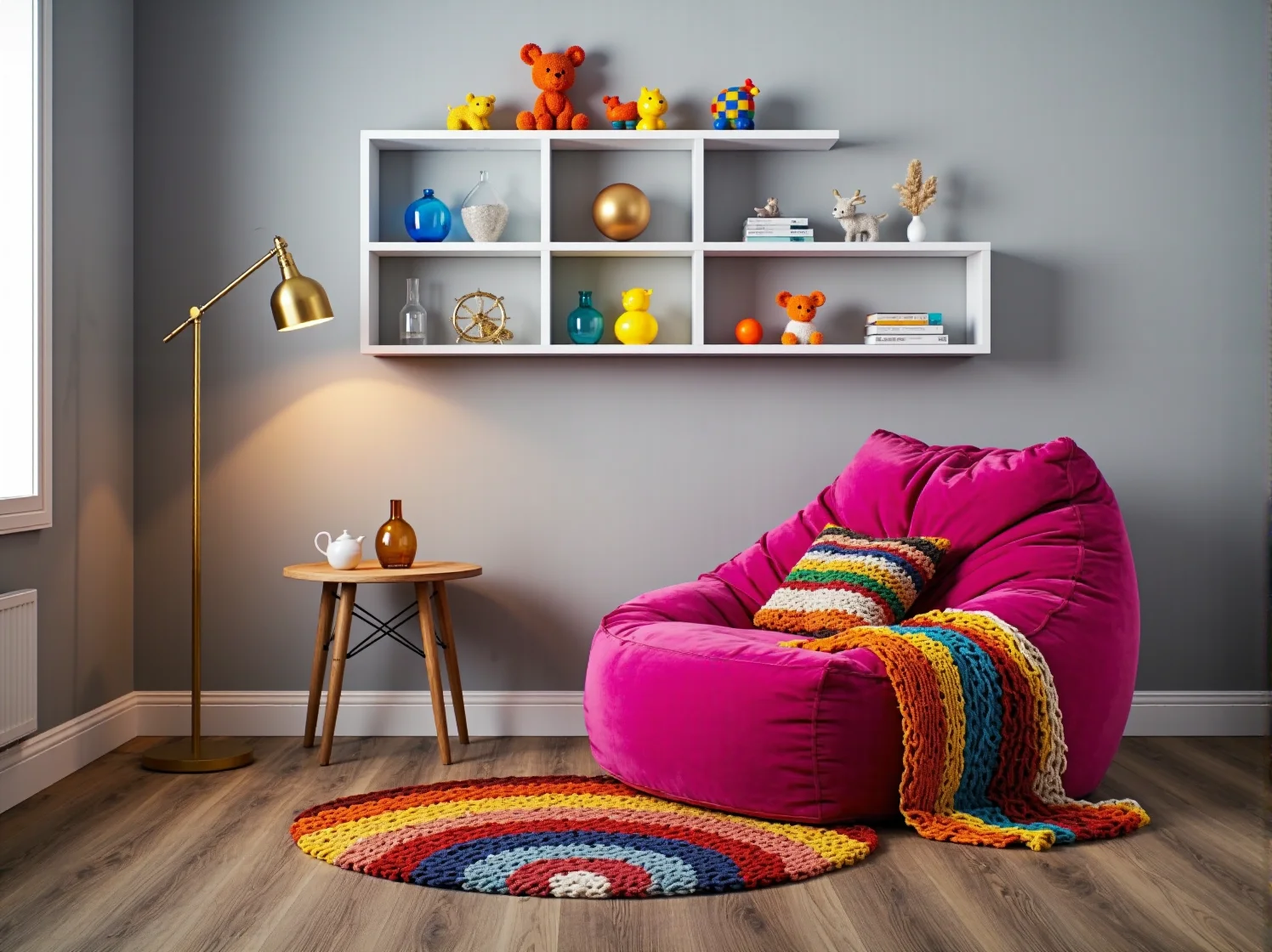 Jak urządzić pokój dziecięcy w stylu glamour z kolorowymi akcentami? - ilustracja 7