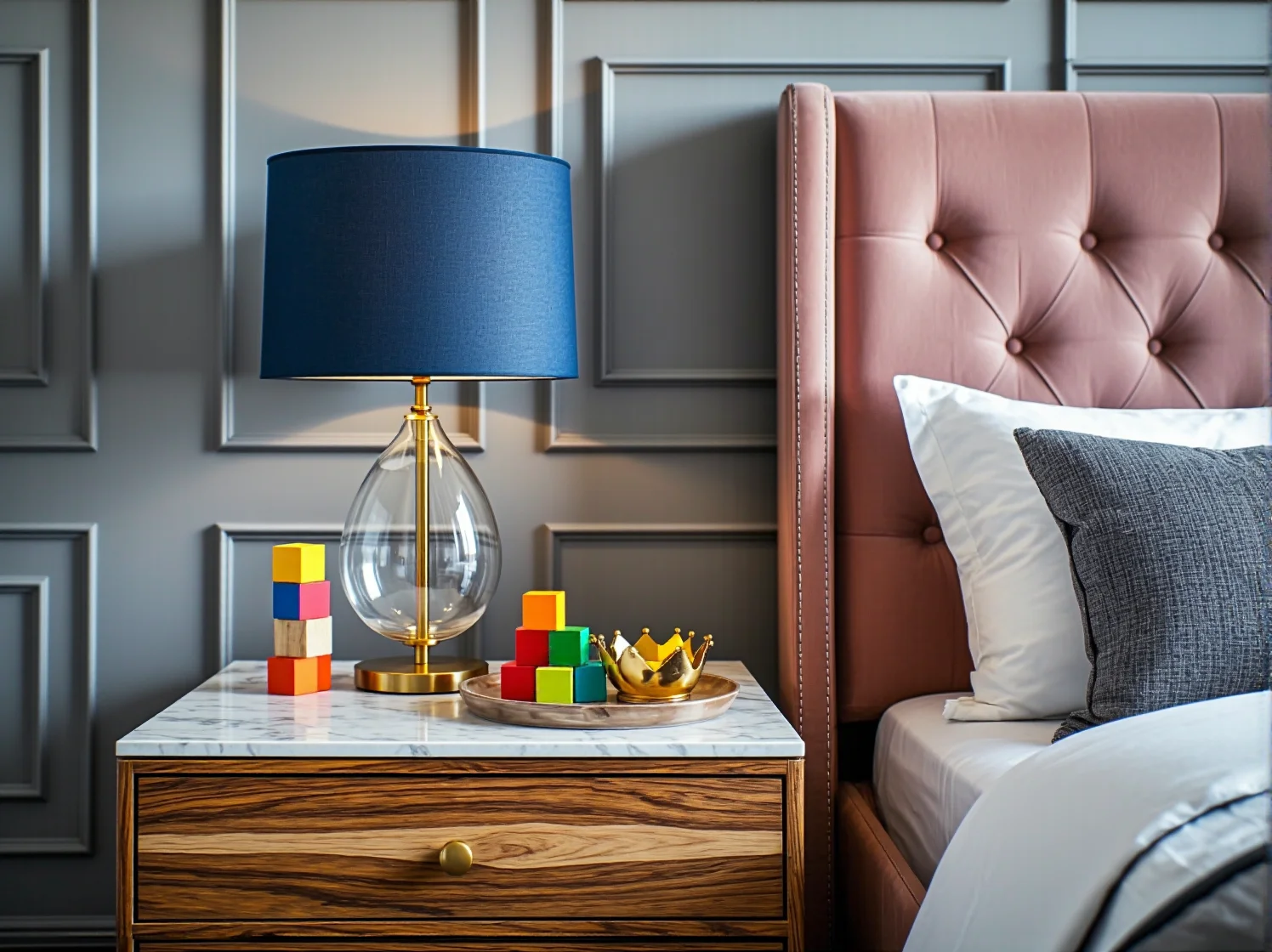 Jak urządzić pokój dziecięcy w stylu glamour z kolorowymi akcentami? - ilustracja 9