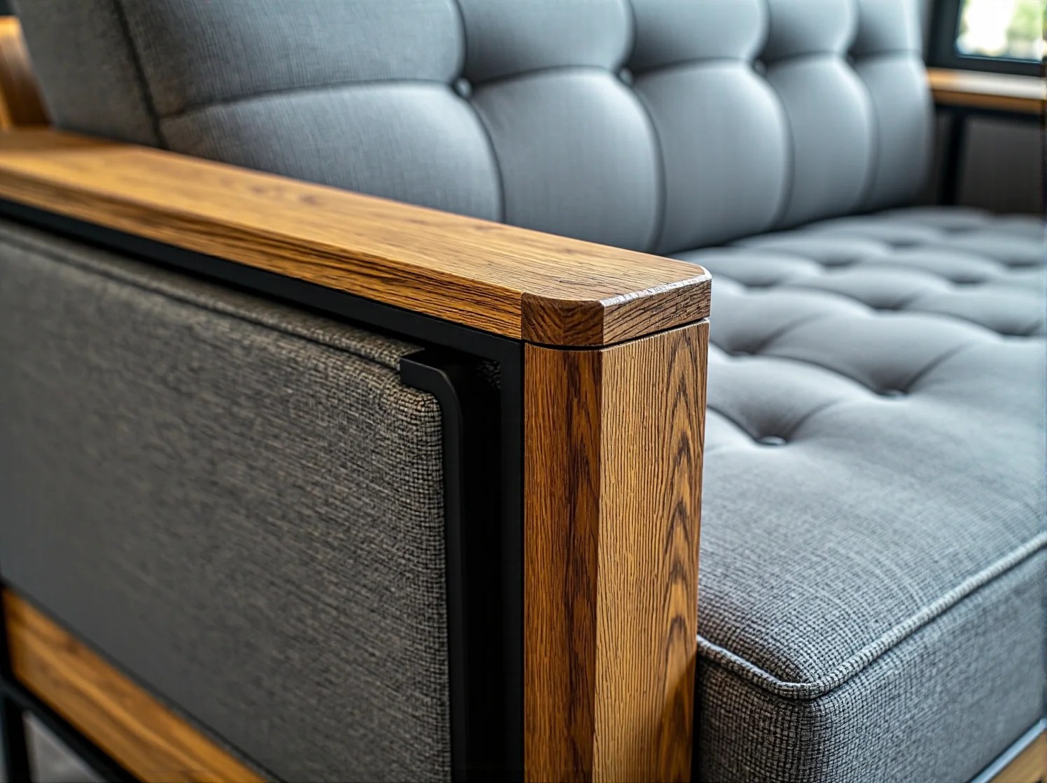 Minimalistyczne biurko o prostej formie, doskonałe do stylowej przestrzeni coworkingowej.