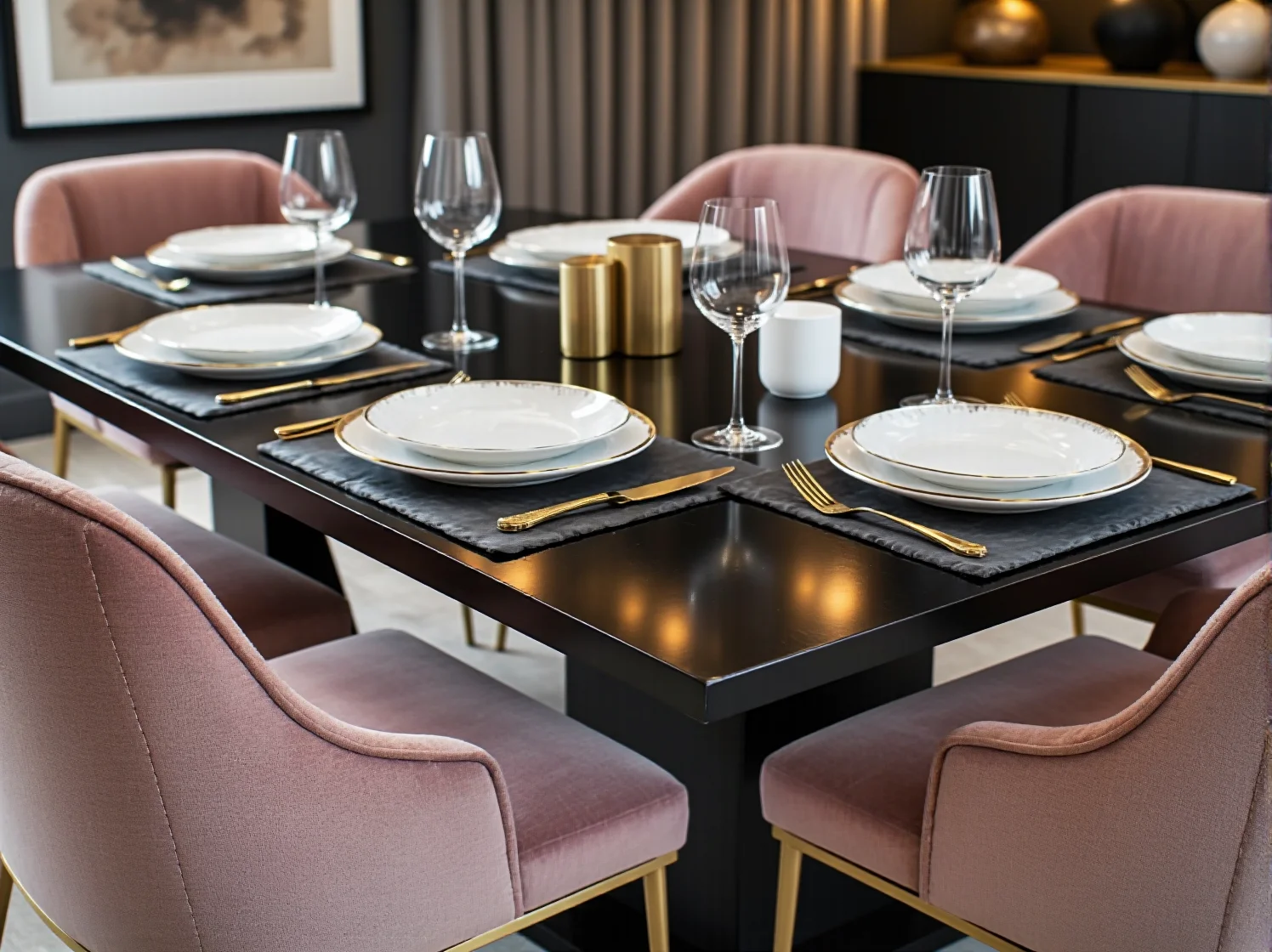 Eleganckie złote kinkiety LED podkreślające luksusowe wnętrze